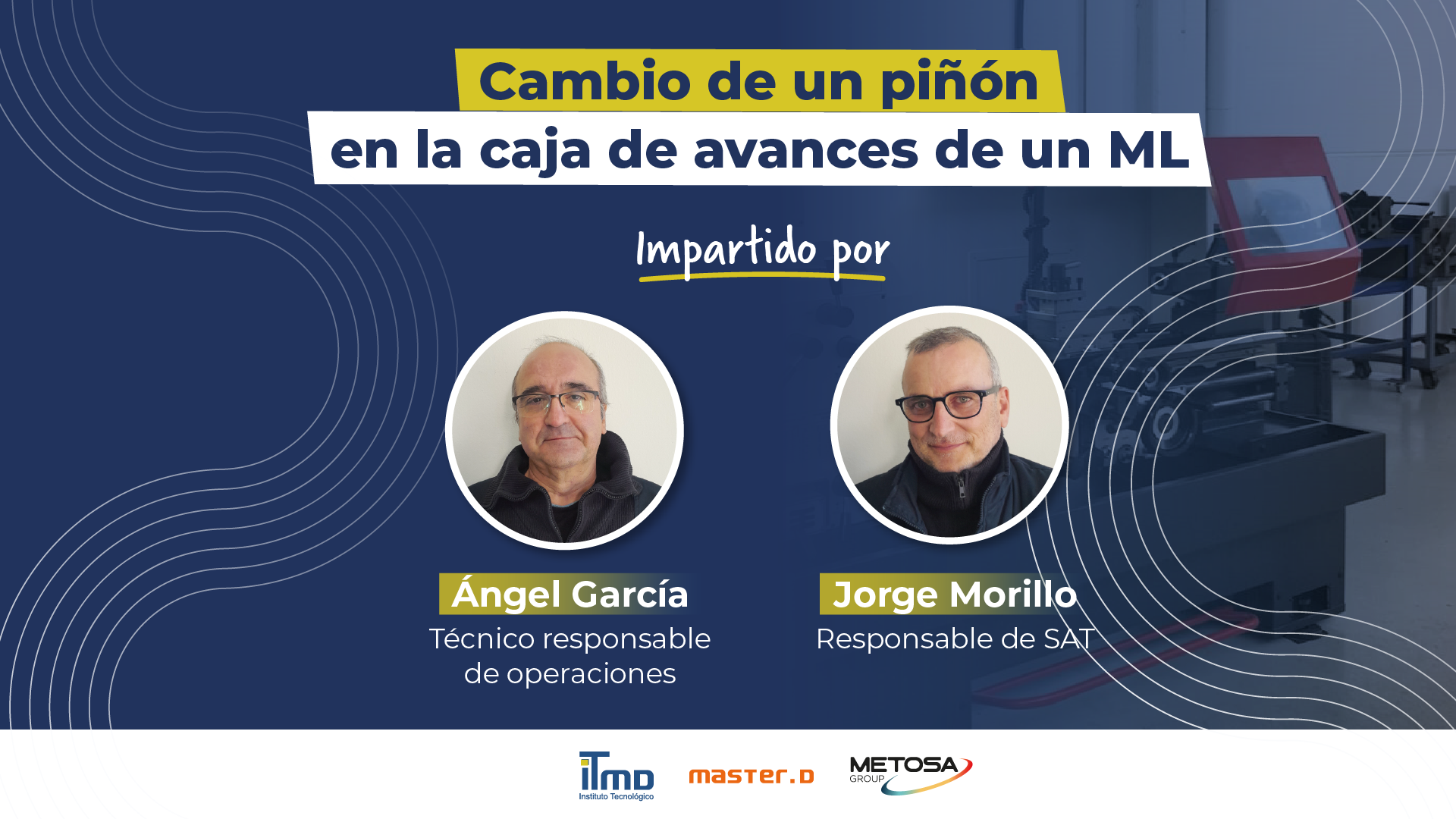 Cambio de un piñón en la caja de avances de un ML